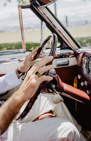 packard convertible interior